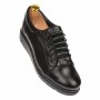 Oferta marimea  36, 38,40  - Pantofi dama, casual, din piele naturala box, negri, - LP502NBOX